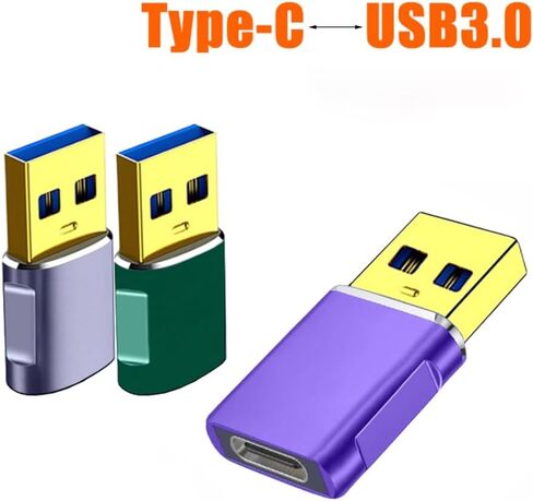 محولات USB3.0 خفيفة الوزن ذكر إلى النوع C أنثى تدعم الشحن السريع 5V2A ونقل البيانات بسرعة 5 جيجابت في الثانية in Kuwait