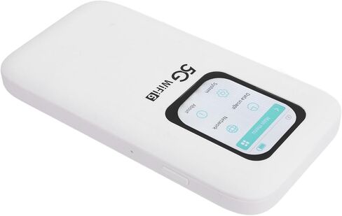 Greensen 5G WiFi 6 Mobile Hotspot, ABS Material, Dual Band, 2.01 Inch Touch Screen, Connects Up to 16 Devices, Ideal for Travel and Gaming in Kuwait