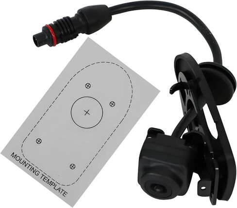Voyager VCMS12R Super-CMOS بصريات ملونة عالية الأداء 1/3 بوصة مستشعر كاميرا بديلة لمراقبة الجسم الأيمن للمركبة (بدون مبيت)، مضادة للزهر، اتجاه صورة المرآة، 12 فولت تيار مستمر (متجدد) in Kuwait