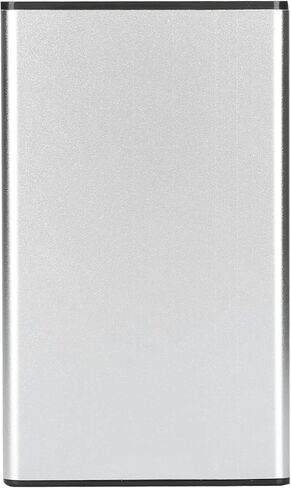 USB2.0 SSD Hard Drive Enclosure Stylish Blue LED Indicator, Plug and Play Technology for MACs, Suitable for Young People (Silver) in Saudi Arabia
