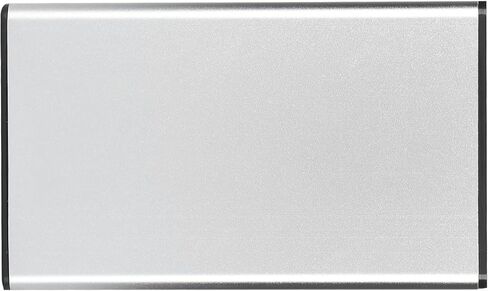 USB2.0 SSD Hard Drive Enclosure Stylish Blue LED Indicator, Plug and Play Technology for MACs, Suitable for Young People (Silver) in Saudi Arabia