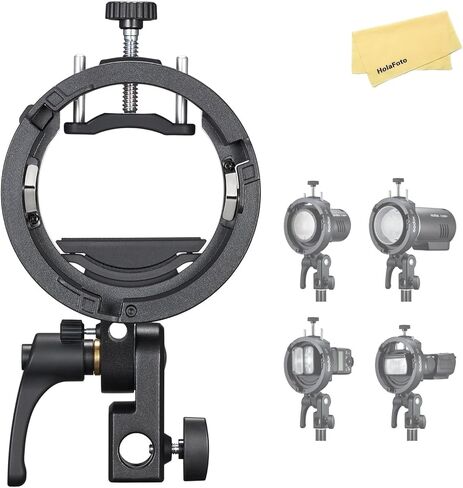 فلاش كاميرا Godox V1 V1-N V1N مع دعامة فلاش Godox S3 لفلاش Nikon Speedlight Speedlite، 76Ws 2.4G TTL 1/8000 HSS، 480 لقطة طاقة كاملة، وقت إعادة التدوير 1.5 ثانية، بطارية ليثيوم أيون 7.2 فولت/2600 مللي أمبير في الساعة (إصدار الولايات المتحدة الأمريكية) in Saudi Arabia