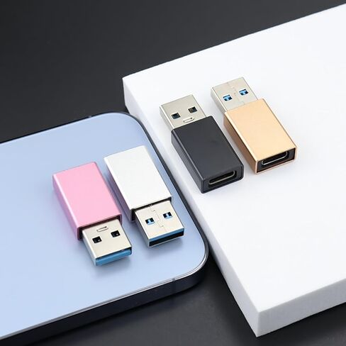 2 حزمة USB C أنثى إلى USB ذكر محول نوع C محولات 5Gbps مزامنة البيانات والشحن السريع للهاتف المحمول شحن in Kuwait