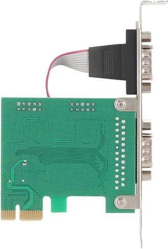 بطاقة محول تسلسلي PCIe إلى RS232 عالية السرعة بمنفذ مزدوج PCI Express إلى 2 منفذ DB9 بطاقة تمديد تسلسلية للأتمتة الصناعية واتصالات البيانات in Saudi Arabia