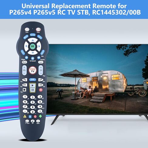 بديل عالمي PZL متوافق مع جهاز التحكم عن بعد Verizon Fios VZ P265v4 P265v5 RC TV STB، لـ RC1445302/00B in Kuwait
