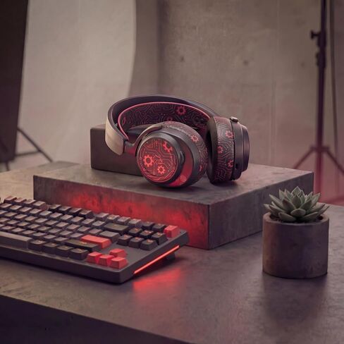 WC Mod Kit Nova Pro Wireless & Nova Elite Techne Edition - وسائد أذن من جل التبريد، وعصابة رأس من السيليكون، وألواح مغناطيسية لـ SteelSeries Arctis Nova Pro Wireless وNova Elite من Wicked Cushions in Kuwait