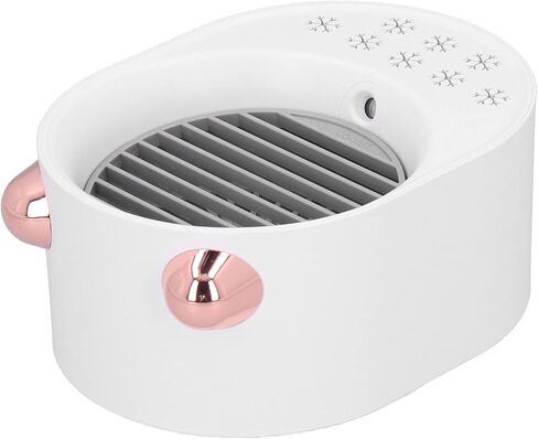 Dioche USB Air Cooler Portable Desktop Cooling Fan with 200ml Humidifier Fast Cooling 2 Speed Settings for Office Home Study ABS Material (White) in Saudi Arabia