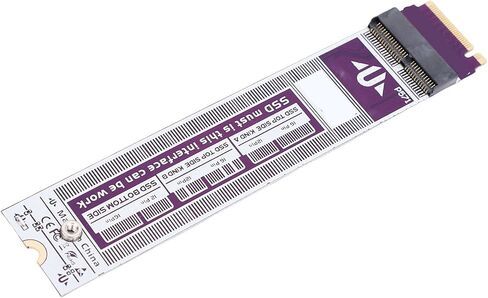 بطاقة محول PUSOKEI M.2 NVME SSD إلى 12pin 16pin لنظام التشغيل OS X Air Pro 2013 إلى 2017، متوافقة مع A1465 A1466 A1502 A1398 مع نقل بيانات ثابت وسهولة التركيب in Kuwait