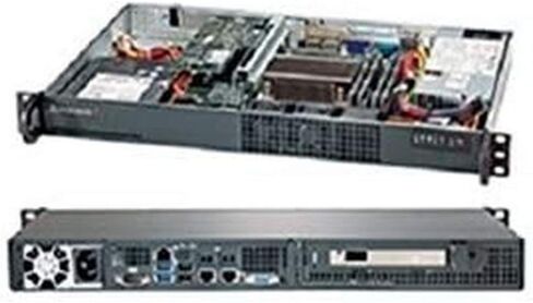 خادم Supermicro SuperChassis Rackmount CSE-510-203B باللون الأسود in Saudi Arabia