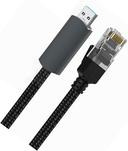 محولات USB3.0 جيجابت إيثرنت سريعة مدمجة في كابل OFC المضفر لملحقات الكمبيوتر ذات الاتصال المستقر in Kuwait