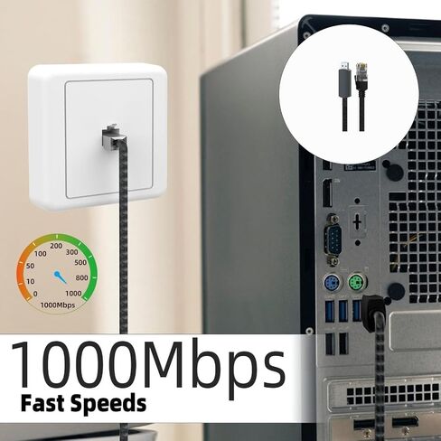 محولات USB3.0 جيجابت إيثرنت سريعة مدمجة في كابل OFC المضفر لملحقات الكمبيوتر ذات الاتصال المستقر in Kuwait