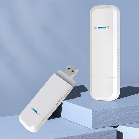 4G USB WiFi Dongle, Portable WiFi Hotspot with SIM Card Slot Support 10 Devices Up to 150MBPS 4G LTE, for Cell Phone Tablet Laptop Computer TV in Saudi Arabia
