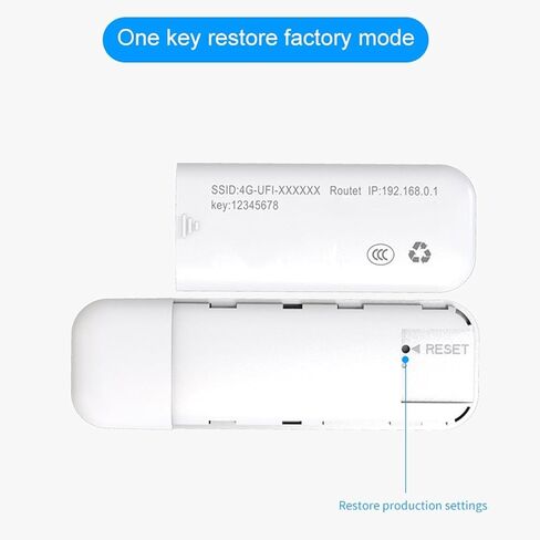 4G USB WiFi Dongle, Portable WiFi Hotspot with SIM Card Slot Support 10 Devices Up to 150MBPS 4G LTE, for Cell Phone Tablet Laptop Computer TV in Saudi Arabia