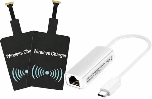 Wireless Charging Adapter Type C Wireless Charging USB C to Ethernet Adapter RJ45 to USB-C in Kuwait