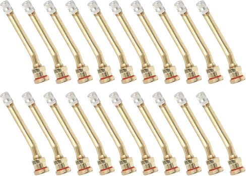 20Pcs Tire Valve Stem, Tire Valve Extension Valve Stem, Copper Long Service Life Excellent Sealing Wide Compatibility Tire Valve Extension Adapter(V3-20-4) in Saudi Arabia