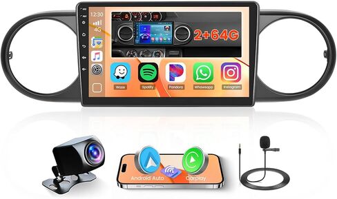 راديو 2 + 64G لسيارة Toyota Scion xB 2007-2019 CarPlay ستيريو للسيارة أندرويد 15 شاشة لمس 9 "أندرويد كاميرا احتياطية للسيارات نظام تحديد المواقع EQ 28UI in Saudi Arabia