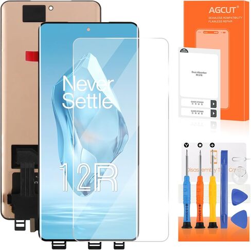 OLED لOneplus 12R استبدال الشاشة لشاشة Oneplus 12R LCD CPH2609 ، CPH2585 شاشة تعمل باللمس محول الأرقام الجمعية إصلاح أطقم in Kuwait