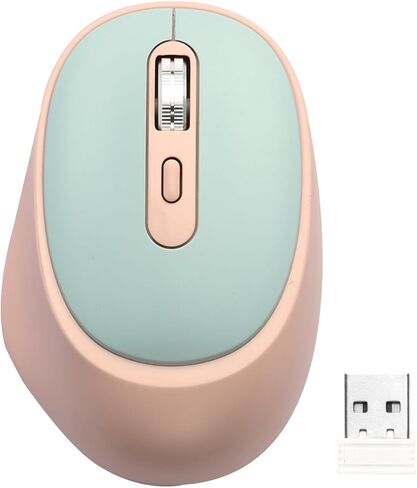 TEZER Wireless Mouse for Laptop, 2.4G Portable Computer Mouse, Ergonomic Design, USB Receiver, for Laptop, PC, Computer, Chromebook, Notebook, in Saudi Arabia