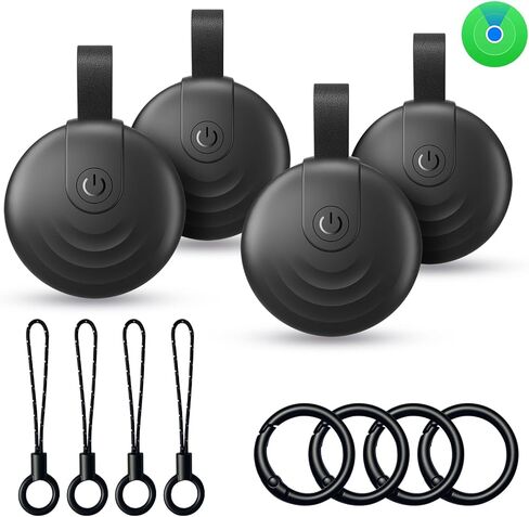 Air Tracker Tags (iOS Only) 1 Pack: Bluetooth Item Finder with Apple Find My APP, Item Locator for Keys Finder, Bags Wallets Anti-Loss, IP68 Waterproof Smart Tag (F20-White) in Saudi Arabia