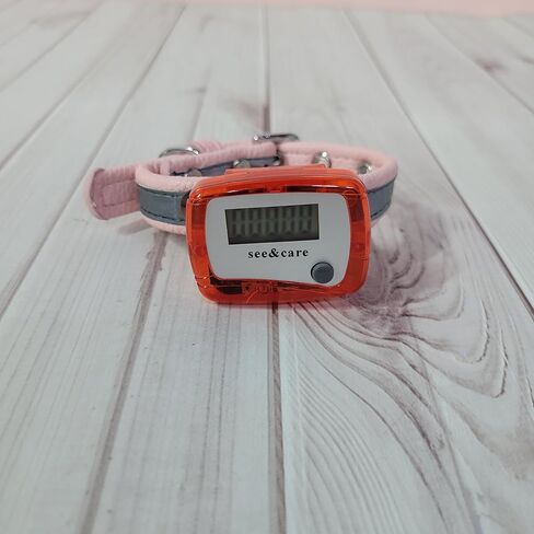 See&care عدادات الخطى للحيوانات الأليفة مقاومة للماء للكلاب وشاشة تمرين للقطط مع شاشة LED مضيئة وبطارية طويلة الأمد in Kuwait