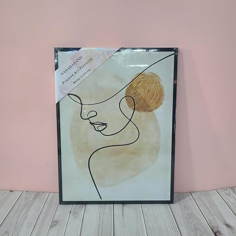 DADADADANIU Framed art pictures – Modern Abstract Face Wall Hanging, Suitable for Living Rooms and Bedrooms in Saudi Arabia