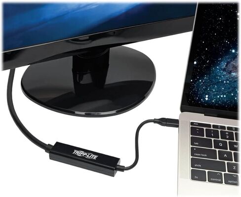 كابل محول Tripp Lite USB C إلى DisplayPort 4K متوافق مع Thunderbolt 3، M/M، USB من النوع C إلى DP، USB-C، USB Type-C 6' 6ft (U444-006-DP)، أسود in Saudi Arabia