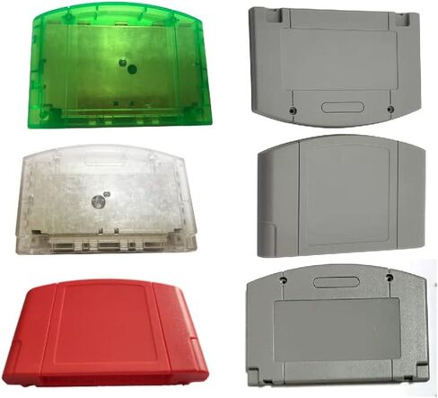 Game Card Shell for N64 Game Cartridge Cover Plastic Case US Version (Clear Green) in Saudi Arabia