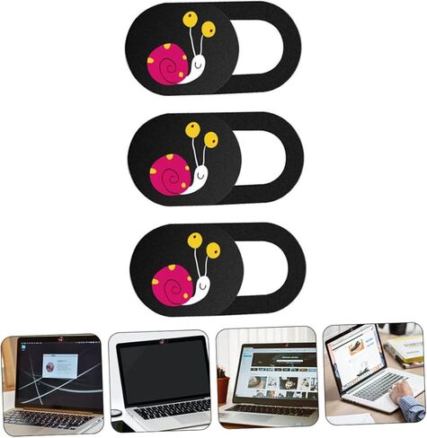 NUOBESTY 3pcs Laptop Webcam Cover Privacy Blocker Ultra-Thin Computer Lens Cover for Webcam Protect in Saudi Arabia