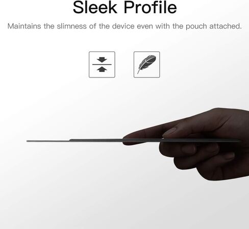 حافظة MoKo الشفافة لجهاز iPad (A16) الجيل الحادي عشر 2025 مقاس 11 بوصة وحامل أقلام MoKo ملصق مناسب لقلم Apple Pencil Pro in Saudi Arabia
