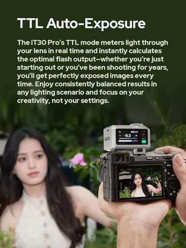 فلاش كاميرا صغير Godox iT30 Pro F مع جهاز رفع الحذاء الساخن Godox TR TTL لـ Fujifilm in Saudi Arabia