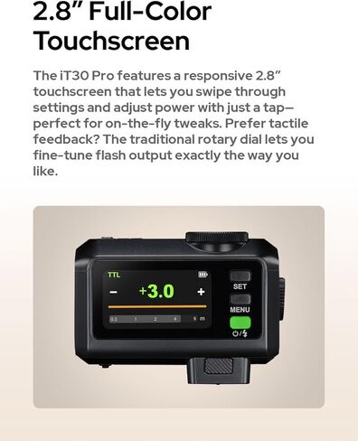 فلاش كاميرا صغير Godox iT30 Pro F مع جهاز رفع الحذاء الساخن Godox TR TTL لـ Fujifilm in Saudi Arabia