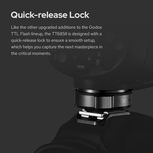 فلاش كاميرا GODOX TT685II مع دعامة S3 Speedlite (TT658II-S لسوني) in Saudi Arabia