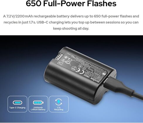 فلاش Godox V480 لكاميرات Canon مع مشغل فلاش لاسلكي X3-C X3C X3 C يعمل باللمس TTL in Saudi Arabia
