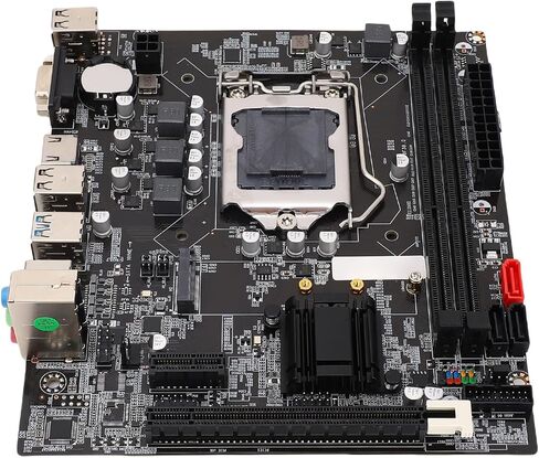 Asixxsix B75 Computer Motherboard, LGA 1155 Socket DDR3 16GB Gaming Motherboard with M2 NVMe NGFF ATA3 0 PCI E, PC Motherboard for Core i3 i5 i7 XeonE3 V2 Pentium Processors in Saudi Arabia