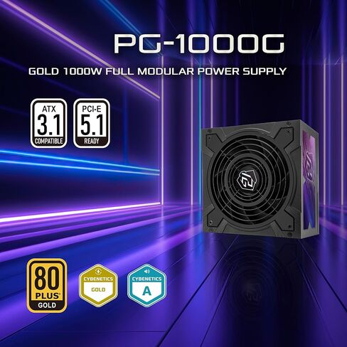 اللوحة الأم ASRock X870 Riptide WiFi AM5 + حزمة PG 1000G ATX3.1 PSU: Ryzen 9000/8000/7000 Ready، PCIe 5.1، Wi-Fi 7، USB4، 1000W Gold Power in Kuwait