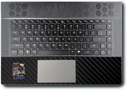 غلاف MightySkins المصنوع من ألياف الكربون المتوافق مع مجموعة التغليف الكاملة Alienware X16 R1 (2023) - أرض الأحرار | لمسة نهائية واقية ومتينة من ألياف الكربون | سهل التطبيق | صنع في الولايات المتحدة الأمريكية in Saudi Arabia