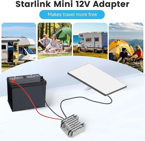 Starlink Mini 12V Adapter,12V to 30V DC Step Up Converter with Starlink Mini Power Cord,9-28V Input 30V 3.5A Output for Truck RV Marine in Saudi Arabia