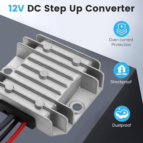 Starlink Mini 12V Adapter,12V to 30V DC Step Up Converter with Starlink Mini Power Cord,9-28V Input 30V 3.5A Output for Truck RV Marine in Saudi Arabia