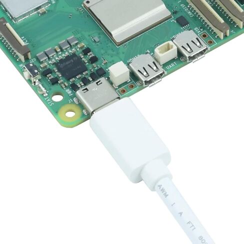 BOXPUT 27W مزود طاقة بقابس أمريكي لـ Raspberry Pi 5 محول طاقة PD 5.1V 5A USB-C مزود طاقة لـ Raspberry Pi 5 8GB 4GB (أسود) in Saudi Arabia
