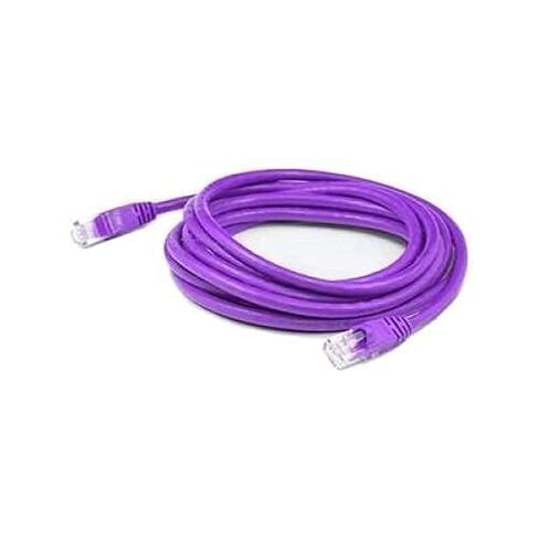 Add-On ADD-100FCAT6A-PE 100 ft. RJ-45 Male to RJ-45 Male Straight Cat6A UTP Copper PVC Patch Cable44; Purple in Saudi Arabia