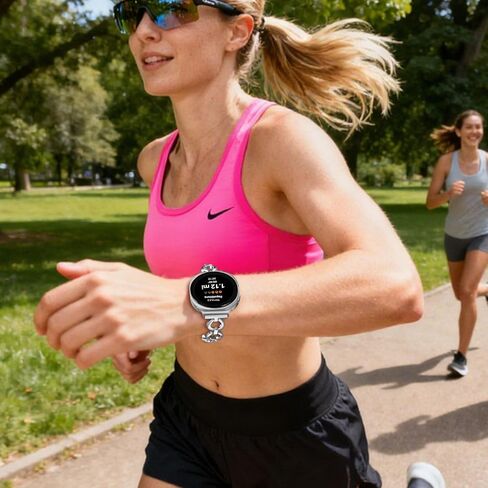 Dhwazz سوار مجوهرات أنيق لساعة سامسونج جالاكسي 8 40 مم / 44 مم Watch8 Classic 46 مم حزام بديل من الفولاذ المقاوم للصدأ للسيدات in Kuwait