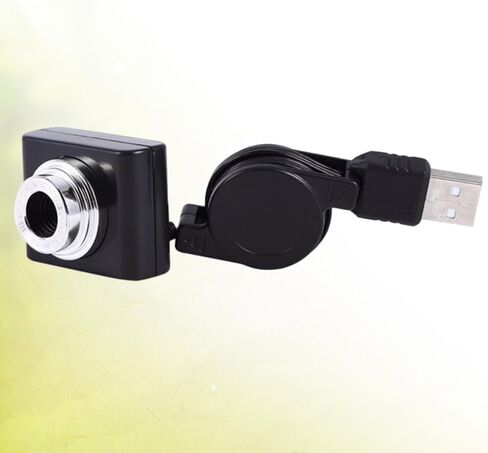 كاميرا ويب USB بزاوية 120 درجة للكمبيوتر المحمول مع فيديو عالي الدقة، كاميرا ويب تعليمية سهلة الإعداد للفصول عبر الإنترنت ومؤتمرات الفيديو، أسود in Kuwait