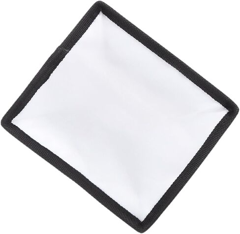 GALPADA Soft Flash Diffuser 15x17cm Portable Speedlight Light Cover for DSLR Camera, Square Flash Softbox Diffuser Suitable for Photography and Video Lighting in Saudi Arabia