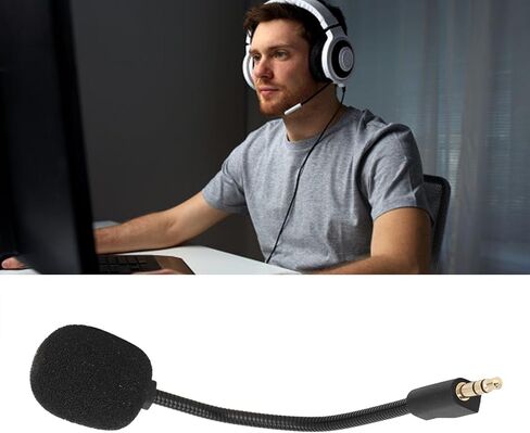 ميكروفون ألعاب بديل من VBESTLIFE، ذراع ميكروفون بديل للألعاب 3.5 مم لـ G PRO لـ Logtech G PRO X، إلغاء الضوضاء قابل للفصل in Saudi Arabia