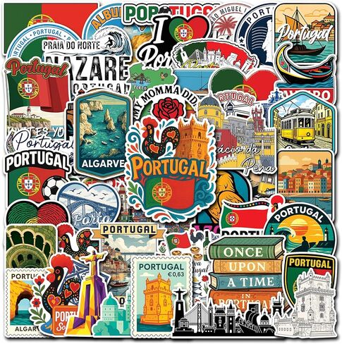 50 Pcs Caribbean Stickers Waterproof Tropical Vinyl Decal Island Life Sticker Laptop Water Bottle Tablet Phone Luggage Scrapbook Journal Skateboard Guitar Fridge Gifts for Teens Adults in Saudi Arabia