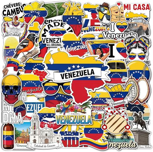 50 Pcs Caribbean Stickers Waterproof Tropical Vinyl Decal Island Life Sticker Laptop Water Bottle Tablet Phone Luggage Scrapbook Journal Skateboard Guitar Fridge Gifts for Teens Adults in Saudi Arabia