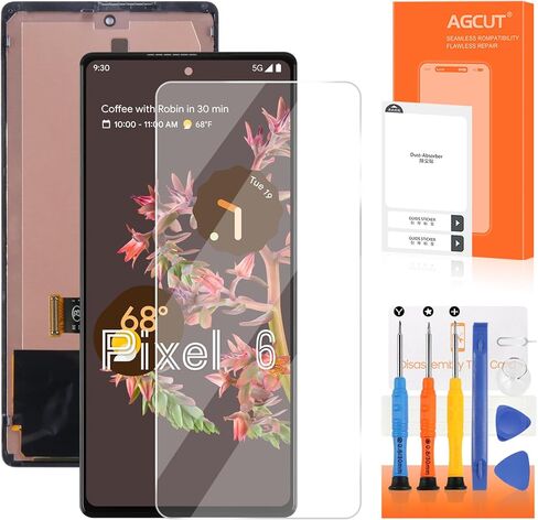 OLED for Google Pixel 6 Screen Replacement for Pixel 6 LCD Display GB7N6 G9S9B16 Screen Digitizer Assembly Repair Part with Frame in Saudi Arabia
