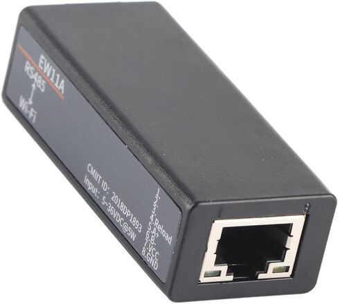 RS485 إلى WiFi Serial Server وحدة اتصال لاسلكية مدمجة بهوائي لدعم ModbusTCP، حجم صغير 0.7 × 1 × 2.4 بوصة، مثالي للاستخدام الصناعي in Kuwait