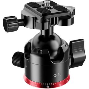 Yoidesu 36mm Tripod Ball Head Camera Tripod Ball Head, Low Profile Design, 360 Rotation, Panoramic Head Ball, Load Capacity 33lb, for Camera Camcorder Tripods Slider in Saudi Arabia