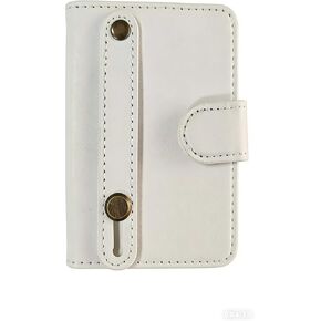 حامل بطاقات MagSafe لهاتف iPhone 17/16/15/14/13/ Pro/Max/Plus مع حامل حزام RFID لحجب نافذة الهوية يحمل 5 بطاقات، محفظة هاتف جلدية مغناطيسية لهواتف وحافظات MagSafe، جلد وردي in Kuwait